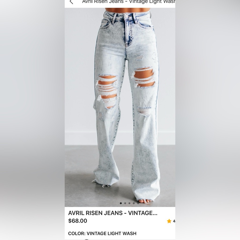 Women's High Rise Jeans - Vintage Light Wash